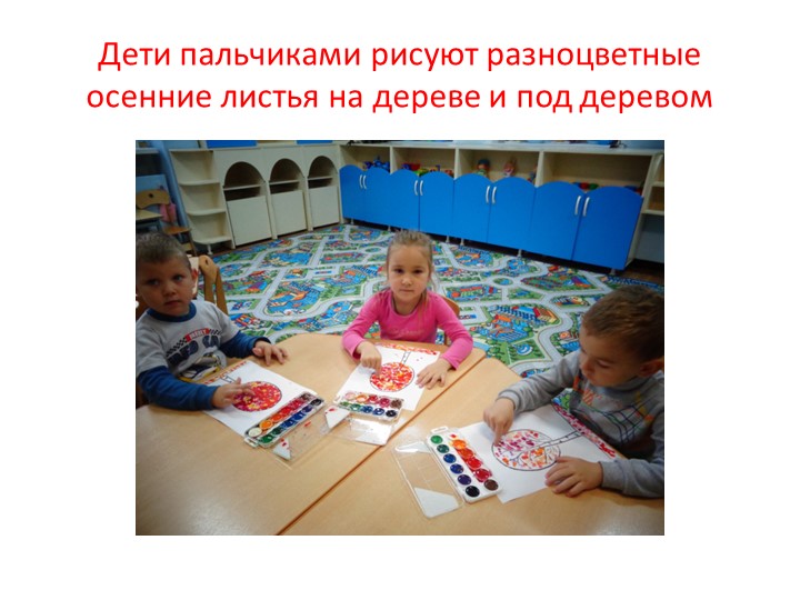 Нетрадиционная техника изо-деятельности в средней группе детского сада (пальчиковая живопись).