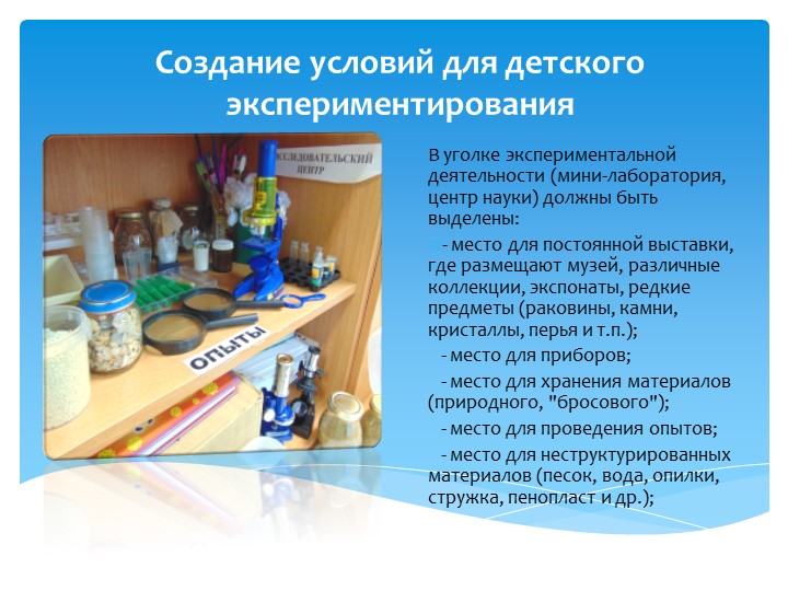 Организация экспериментально-исследовательской деятельности дошкольников.