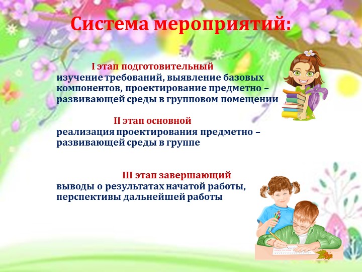 Проект «Создание развивающей предметно-пространственной среды в ДОУ в соответствии с ФГОС ДО»