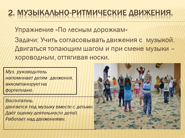 Презентация музыкального руководителя на тему " Взаимодействие музыкального руководителя и воспитателя на занятии"
