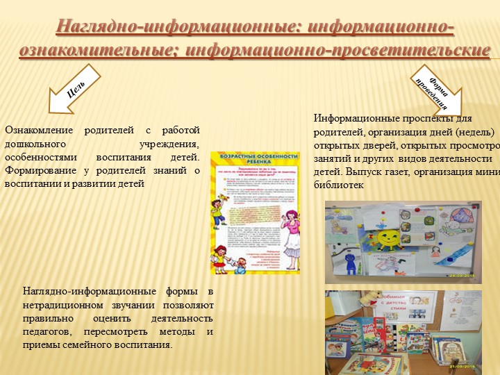 Презентация на тему " Нетрадиционные формы работы с семьёй в ДОУ "