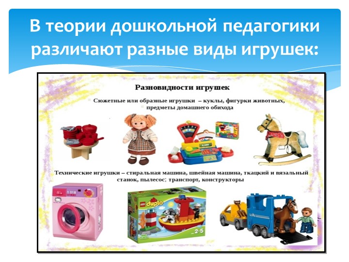 «Игры и игровые материалы в предметном содержании развивающей среды детского сада»