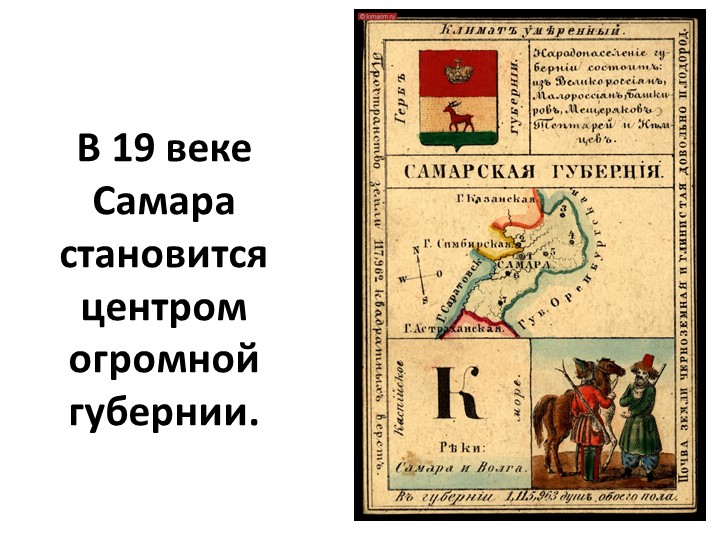 Презентация для старшей группы "Моя Самара"