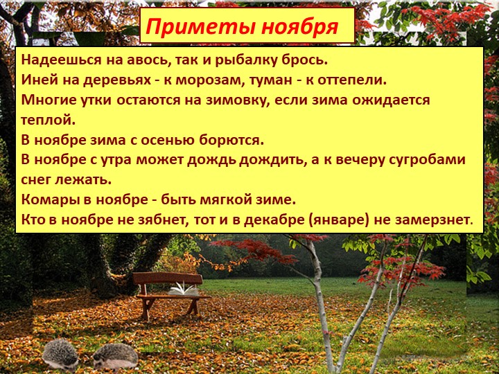 Презентация для детей старшей и подготовительной группы "Золотая осень"