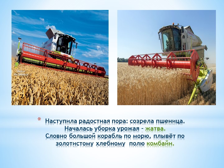 Презентация к ОД "Откуда хлеб пришёл"