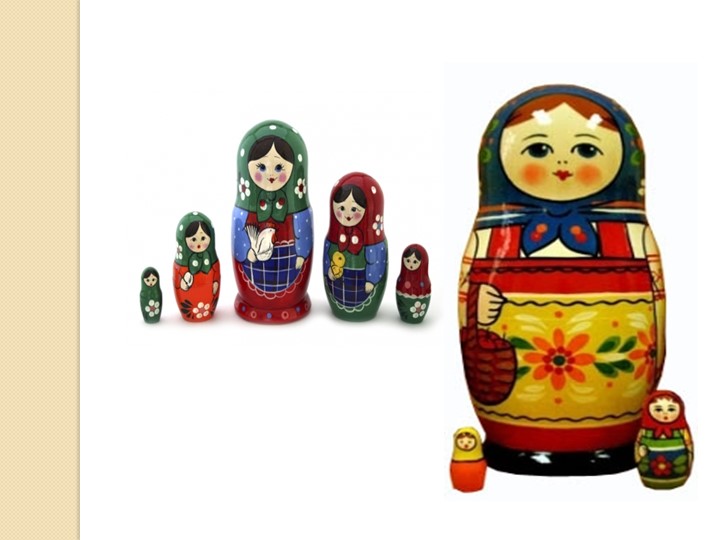 Презентация к занятию "Русские матрешки" для детей старшего дошкольного возраста