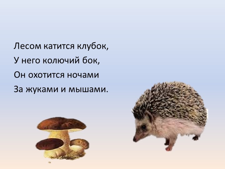 Презентация к занятию по формированию целостной картины мира "Лесные жители"