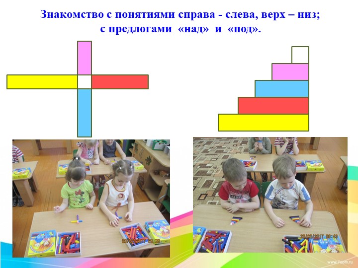 Работа с палочками Кюизенера