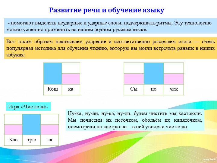 Работа с палочками Кюизенера