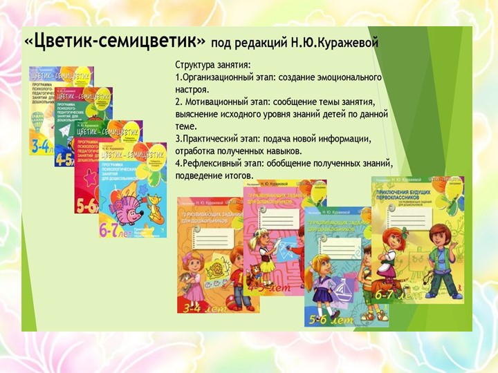 Презентация программы "Цветик- семицветик" под ред. Н.Ю.Куражевой