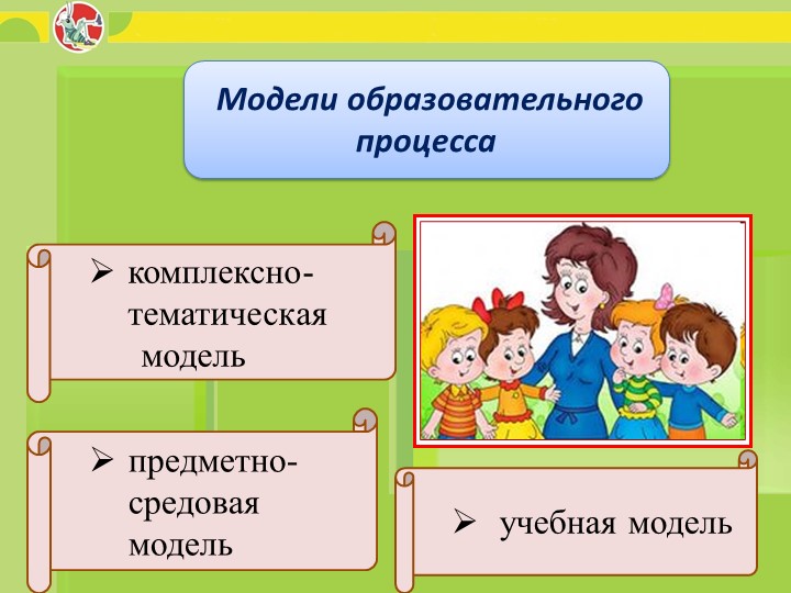 Презентация на тему "Модель организации образовательного процесса в ДОУ"