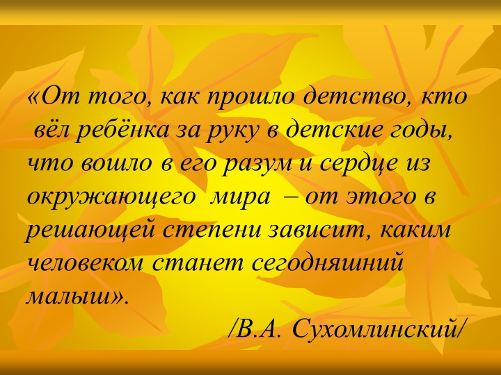 «Особенности взаимодействия с семьями воспитанников по реализации основной образовательной программы ДОУ»