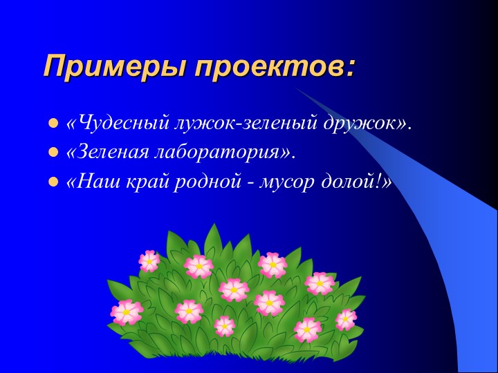 "Проектная деятельность - как средство формирования экологического воспитания дошкольников"