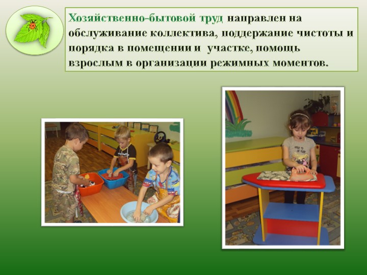 Презентация "Современный подход к трудовому воспитанию в ДОО"