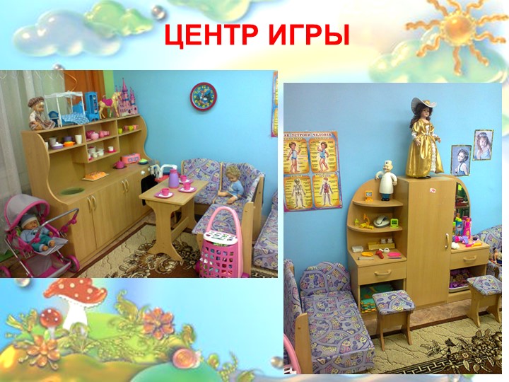 Развивающая Предметно Пространственная среда в подготовительной группе №9 "Рябинка" МБДОУ №15 "Ромашка" г.Шарыпово
