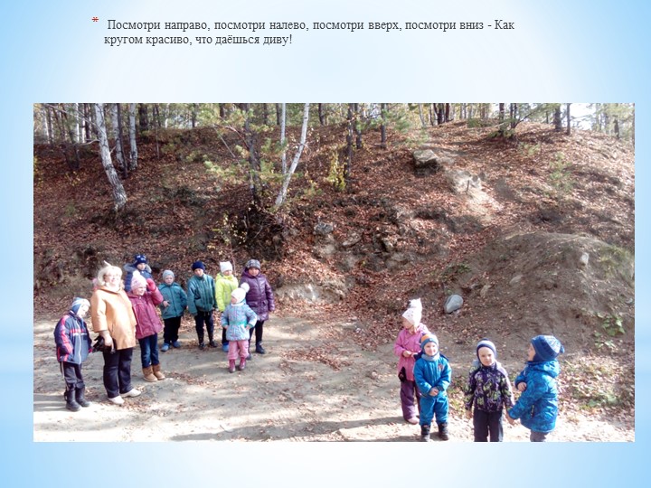 Презентация - фотоотчёт "Экологический поход"
