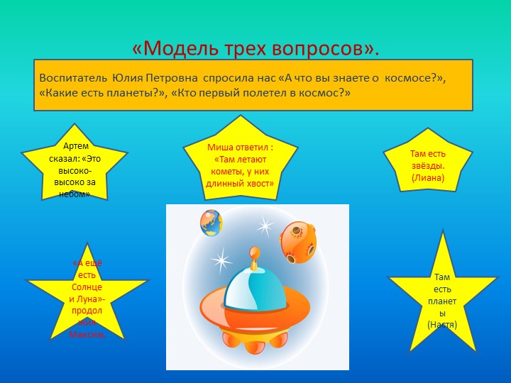 Проект на тему "Космос"