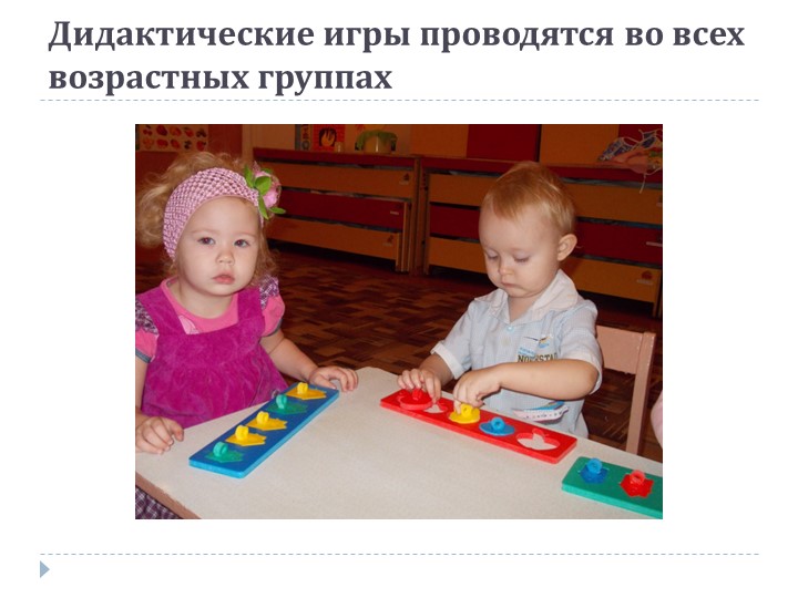 Презентация на тему: «Роль дидактической игры в речевом развитии ребенка.»