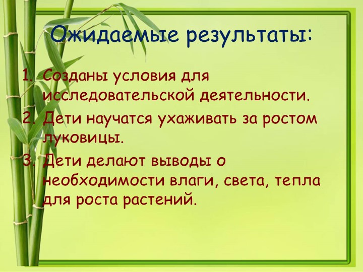 Презентация проекта в 1 младшей группе "Лучок"