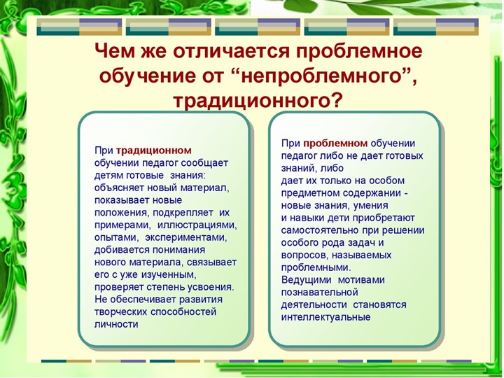 Презентация: Проблемное обучение с детьми дошкольного возраста