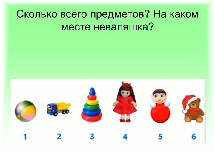 Презентация по ФЭМП: "Методика обучения порядковому счёту в детском саду"