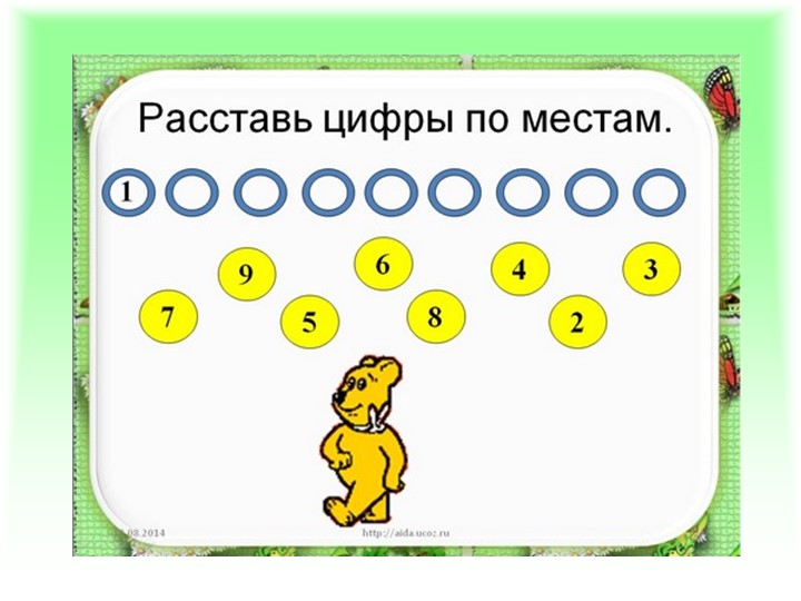 Презентация по ФЭМП: "Методика обучения порядковому счёту в детском саду"