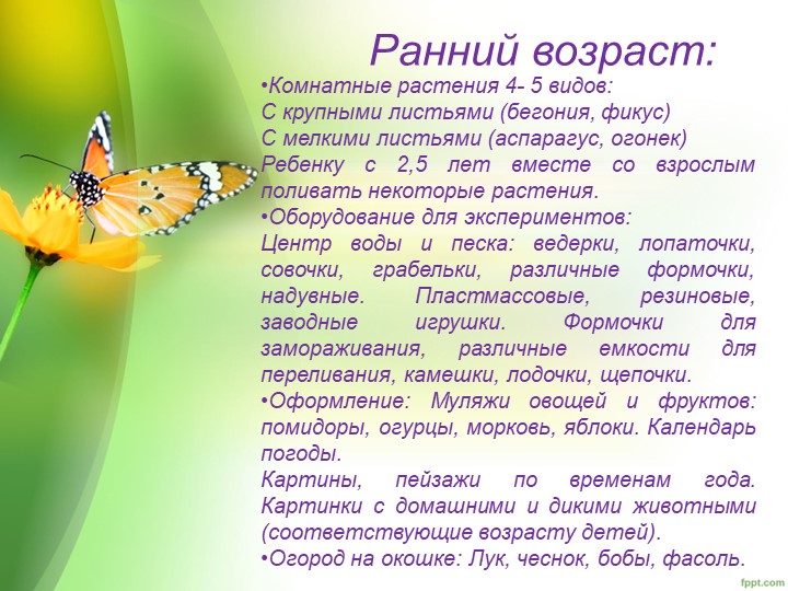 "Уголок природы в ДОУ"