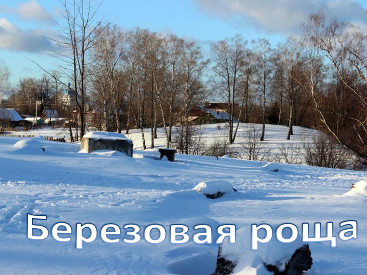 Презентация к занятию Мой поселок в будущем