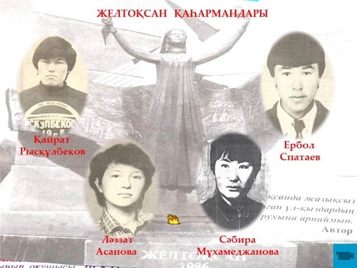 Презентация на тему "Тәуелсіздік көкбайрағы" (шағын орталық)