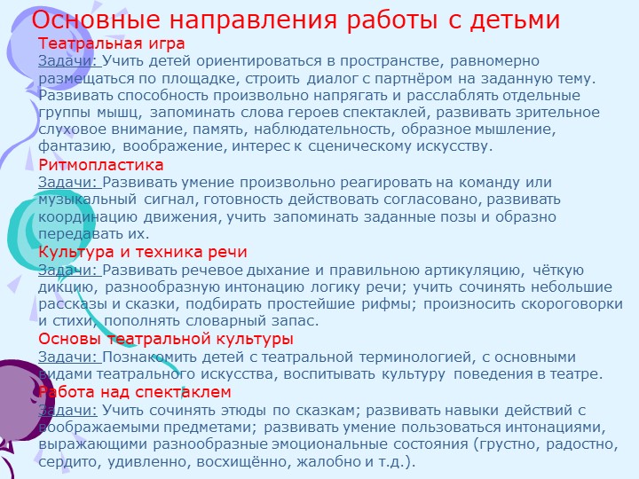 Проект: «Театральная деятельность как средство развития творческих способностей у детей дошкольного возраста»