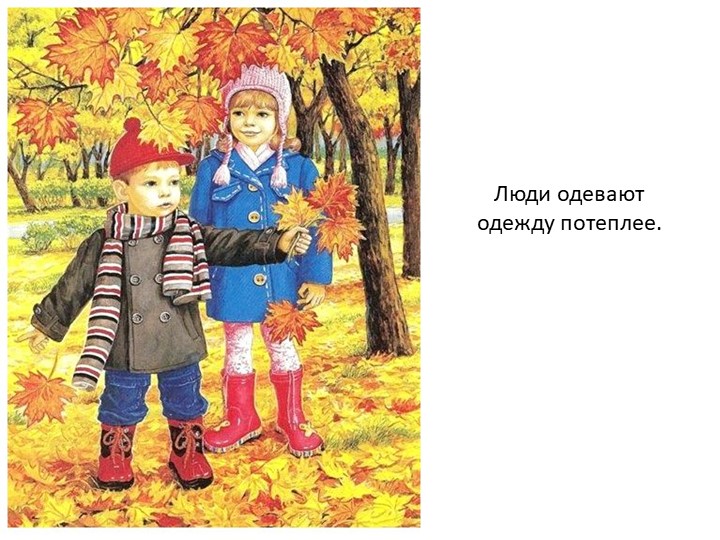 Презентация на тему "Осенние признаки"