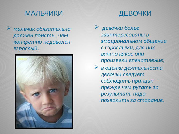 Особенности развития эмоций мальчиков и девочек дошкольного возраста