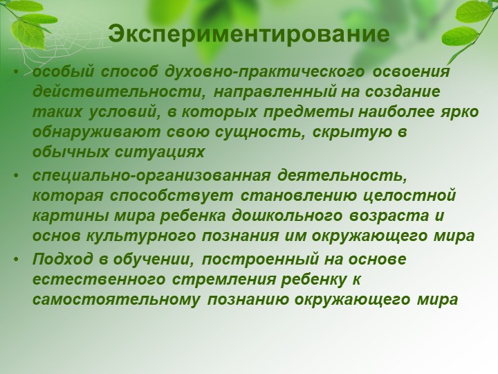 Формы организации познавательной деятельности детей дошкольного возраста