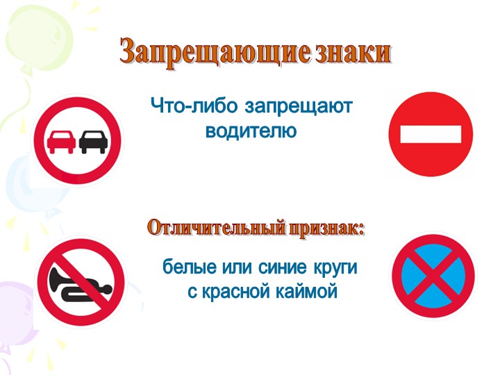 Презентация на тему "Дорожные знаки"