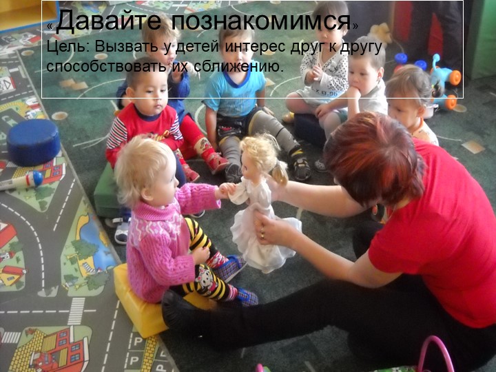 «Роль коммуникативных игр в успешной адаптации раннего возраста»