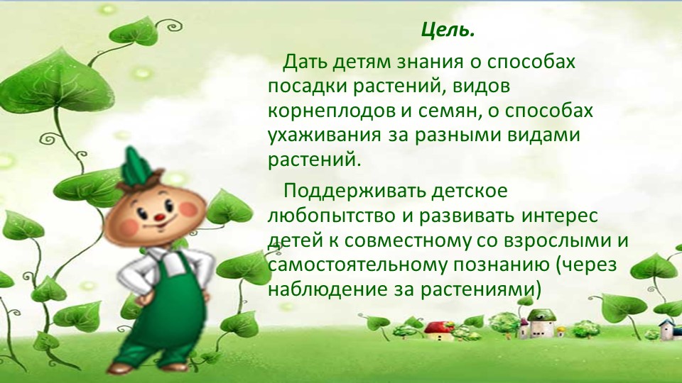 Ознакомление с природой в средней группе. Презентация "Огород на окошке"