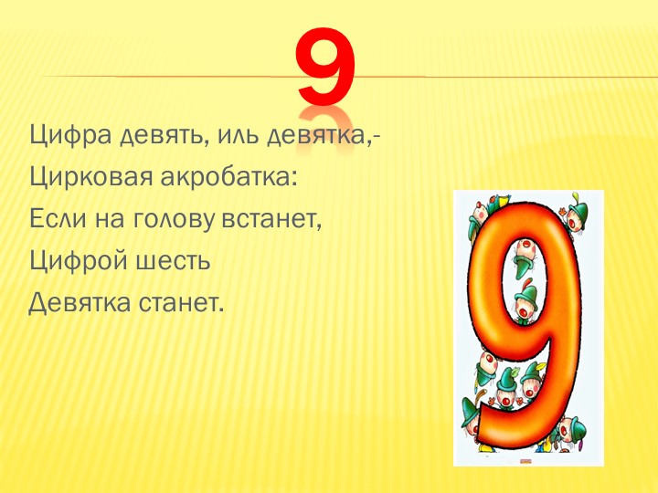 Презентация по математике на тему Цифры от 0 до 9