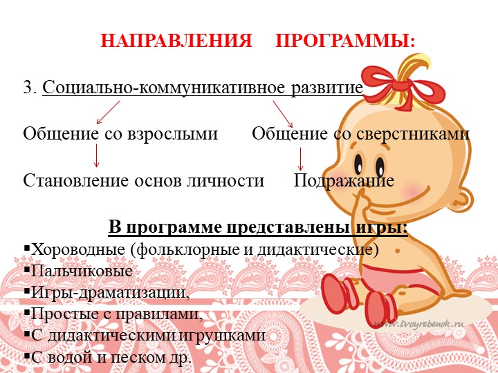 Презентация к комплексной образовательной программе для детей раннего возраста "Первые шаги"