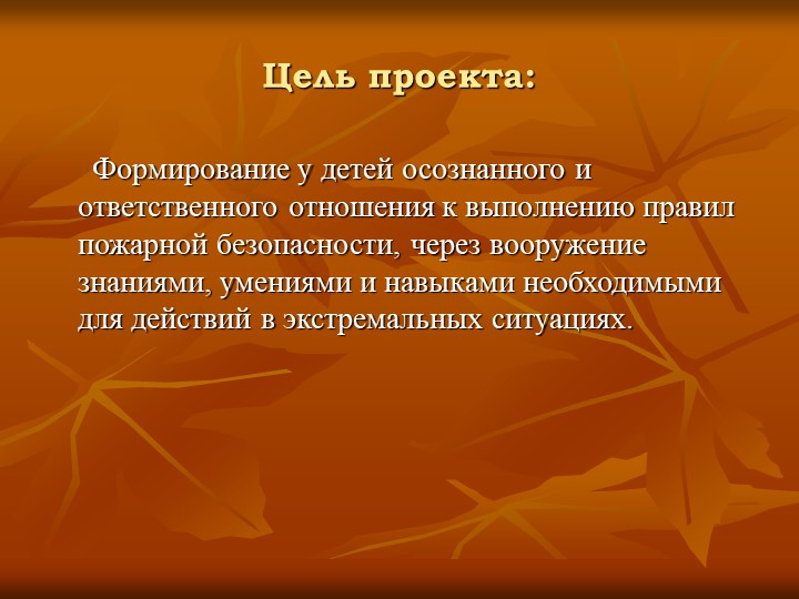 Презентация по пожарной безопасности "Кабы не было беды"