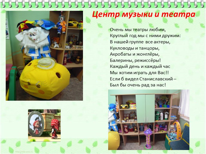 Опыт работы. Организация предметно-пространственной среды подготовительной группы детского сада.