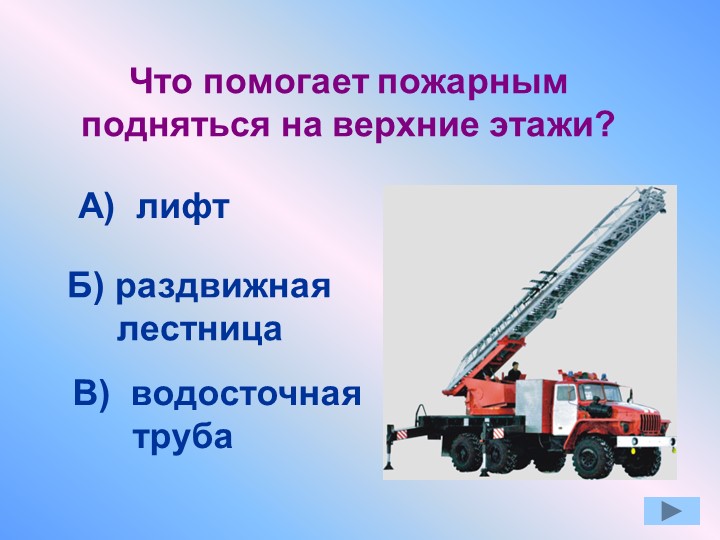 Презентация по окружающему миру "Противопожарная безопасность"
