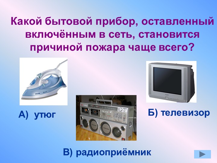 Презентация по окружающему миру "Противопожарная безопасность"