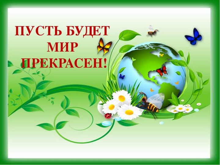 Презентация по экологии на тему "Экология для малышей"