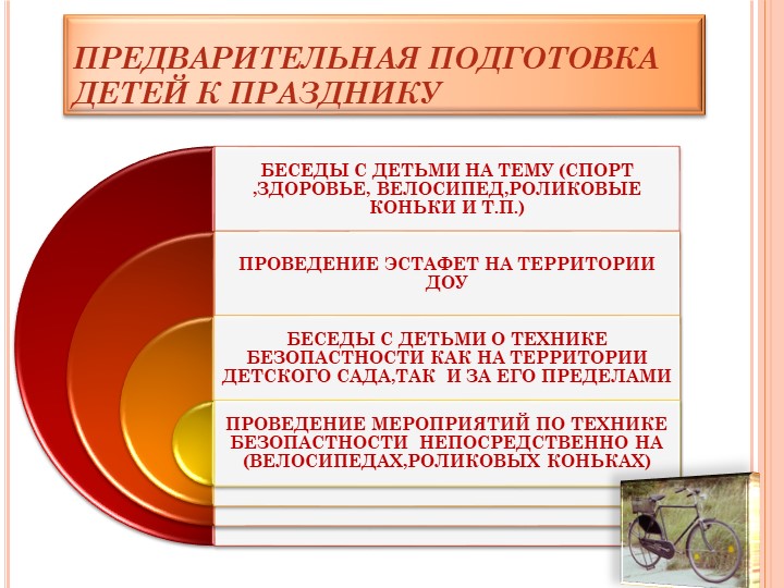 Велопробег в детском саду 38 г. Владикавказ