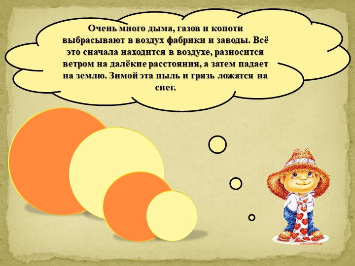 Презентация "Откуда в снежинках грязь"