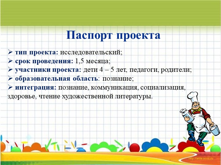 Проект на тему "Молоко и молочные продукты".