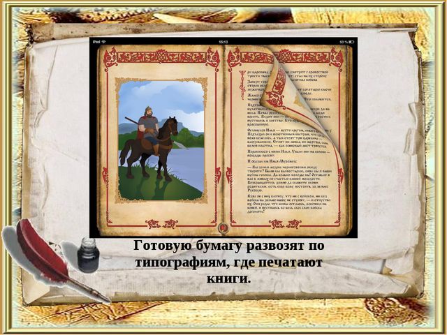 История создания книги. Презентация для дошкольников