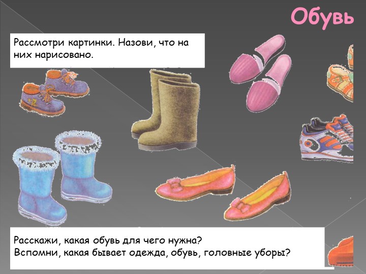 Презентация по развитию речи на тему "Одежда"