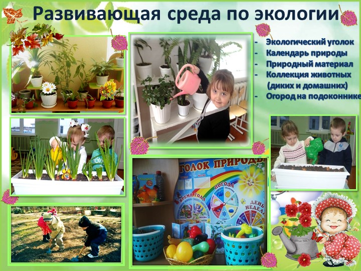 Презентация опыта работы по экологии "Будь природе другом"