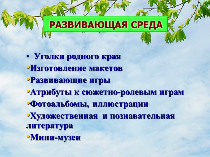 «Формирование патриотических чувств у дошкольников через знакомство с Малой Родиной»